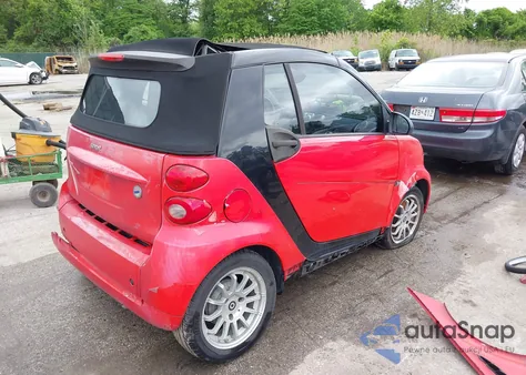 2012 Smart Fortwo Passion из США, поврежденный, VIN WMEEK3BA2CK559941